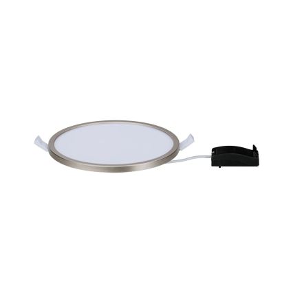 Paulmann 92946 - LED/11W IP23 vgradna stropna svetilka AREO za kopalnico, 230V, premer 18 cm, matiran krom