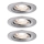 Paulmann 92973 - SET 3xLED/4,2W IP23 Zatemnitvena kopalniška svetilka COIN 230V