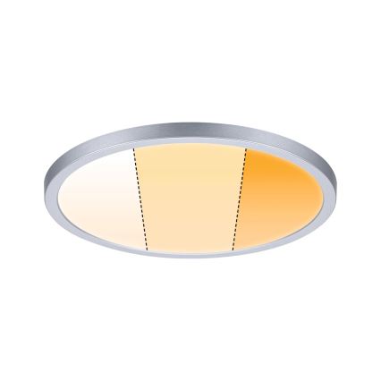 Paulmann 92992 - LED/16W IP44 Kopalniško vgradno svetilo AREO 230V 2000/3000/4000K premer 23 cm matni krom