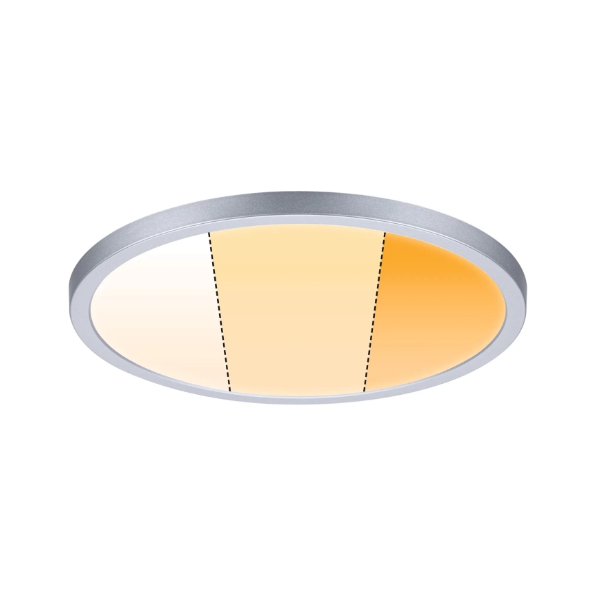 Paulmann 92992 - LED/16W IP44 Kopalniško vgradno svetilo AREO 230V 2000/3000/4000K premer 23 cm matni krom