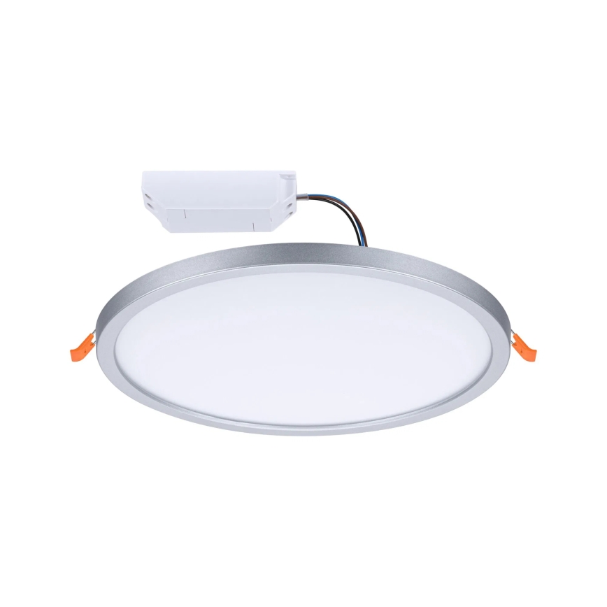 Paulmann 92992 - LED/16W IP44 Kopalniško vgradno svetilo AREO 230V 2000/3000/4000K premer 23 cm matni krom