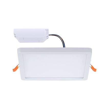 Paulmann 92993 - LED/13W IP44 kopalniško vgradno stropno svetilo AREO 230V 2000/3000/4000K 17,5x17,5 cm belo