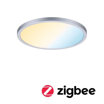 Paulmann 93046 - LED/16W IP44 zatemnljivo vgradno stropno svetilo AREO 230V 3000-6500K premer 23 cm matni krom