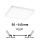 Paulmann 93059 - LED/13W IP44 Zatemnjevalna vgradna kopalniška stropna svetilka AREO 230V 17,5x17,5 cm bela