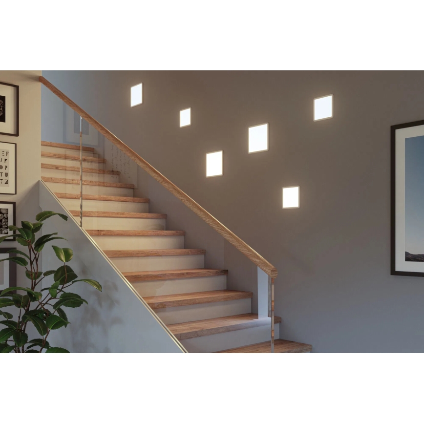 Paulmann 93060 - LED/16W IP44 zatemnjivo vgradno kopalniško stropno svetilo AREO 230V 23x23 cm belo