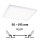 Paulmann 93060 - LED/16W IP44 zatemnjivo vgradno kopalniško stropno svetilo AREO 230V 23x23 cm belo