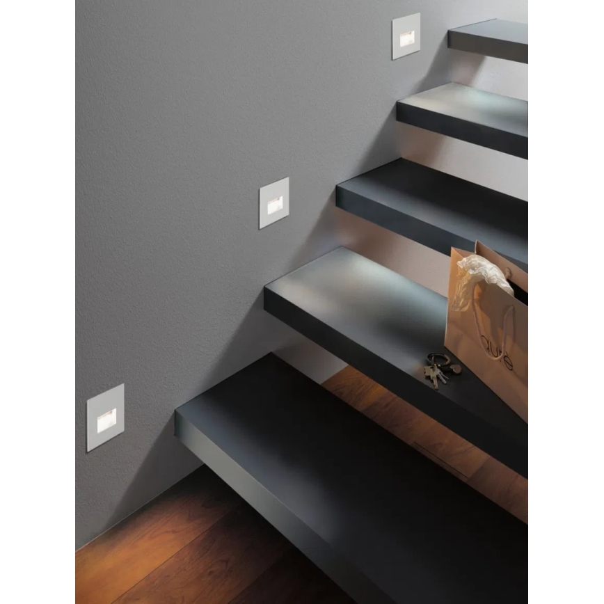 Paulmann 93093 - LED/1,2W Stopniščna svetilka EDGE 230V