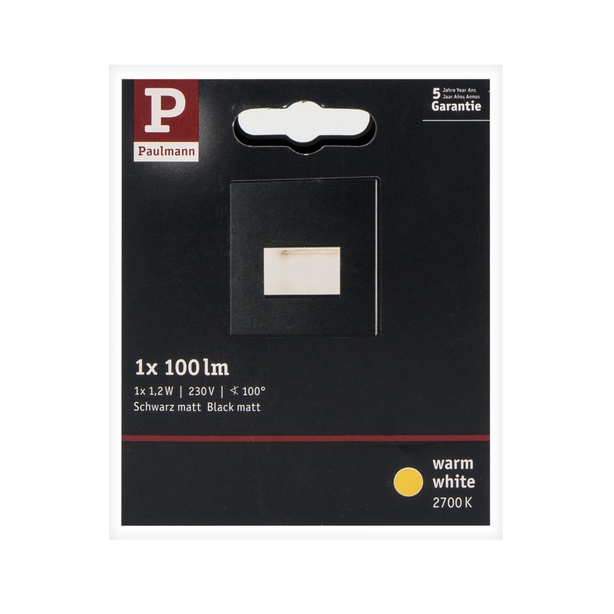 Paulmann 93094 - LED/1,2W Stopniščna svetilka EDGE 230V