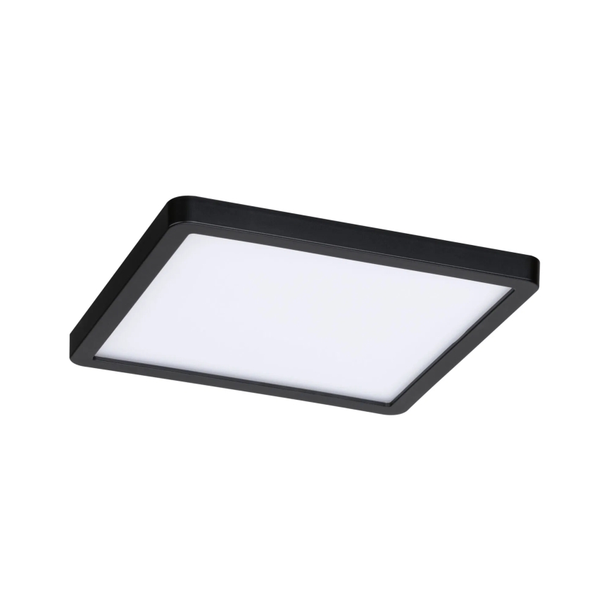 Paulmann 93101 - LED/13W IP44 Kopalniško vgradno stropno svetilo AREO 230V 2000/3000/4000K 17,5x17,5 cm črna