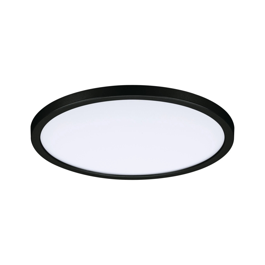 Paulmann 93102 - LED/16W IP44 vgradno stropno svetilo za kopalnico AREO 230V 2000/3000/4000K premer 23 cm črna