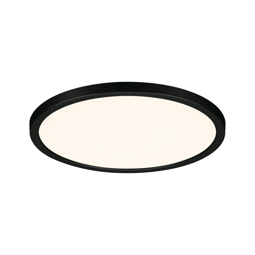 Paulmann 93102 - LED/16W IP44 Zatemnljiva vgradna kopalniška svetilka AREO 230V 2000/3000/4000K premer 23 cm črna