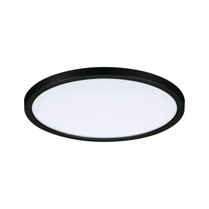 Paulmann 93102 - LED/16W IP44 Zatemnljiva vgradna kopalniška svetilka AREO 230V 2000/3000/4000K premer 23 cm črna