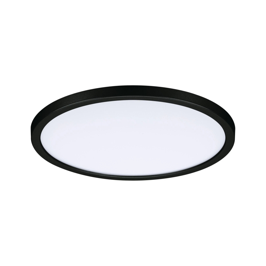Paulmann 93102 - LED/16W IP44 Zatemnljiva vgradna kopalniška svetilka AREO 230V 2000/3000/4000K premer 23 cm črna