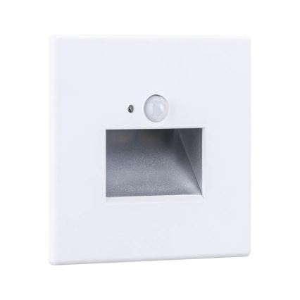 Paulmann 93133 - LED/1,2W Stopniščna svetilka s senzorjem EDGE 230V bela