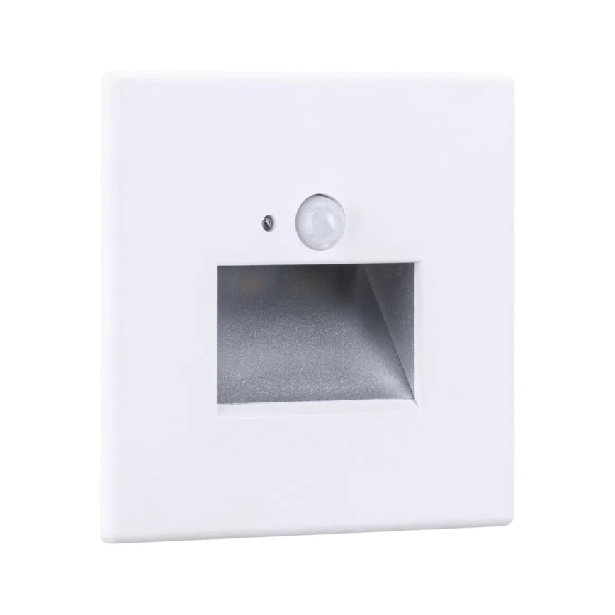 Paulmann 93133 - LED/1,2W Stopniščna svetilka s senzorjem EDGE 230V bela