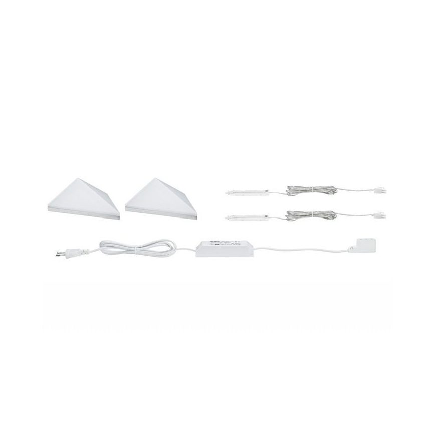 Paulmann 93584 - SET 2xLED/6,2W IP44 Osvetlitev za pohištvo KITE 230V