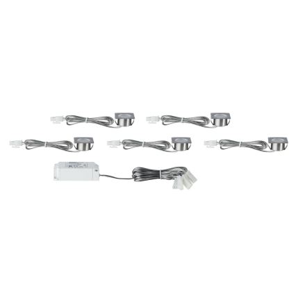 Paulmann 93587 - SET 5xLED/0,4W Vgradna svetilka 12V/230V 2700K