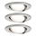 Paulmann 93652 - SET 3x LED GU10/6,1W IP23 Kopalniška vgradna svetilka 230V