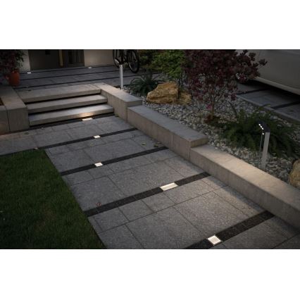 Paulmann 93774 - LED/0,24W IP67 Solarna svetilka za dovozno pot CUBE 1,2V 1200 mAh