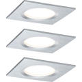 Paulmann 93895 - SET 3xLED/6W IP44 Zatemnitvena kopalniška vgradna svetilka NOVA 230V