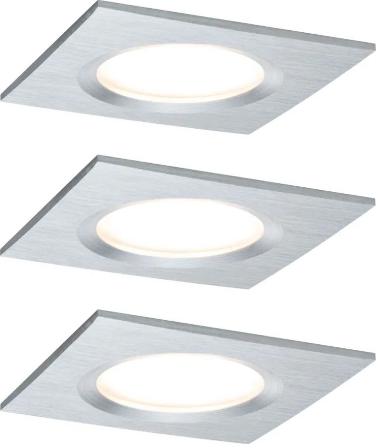 Paulmann 93895 - SET 3xLED/6W IP44 Zatemnitvena kopalniška vgradna svetilka NOVA 230V