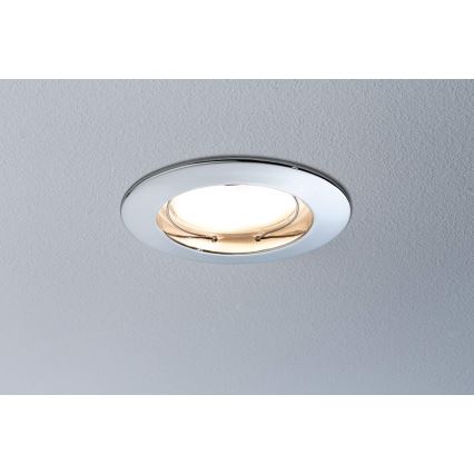 Paulmann 93959 - LED/7W IP44 Zatemnitvena kopalniška svetilka COIN 230V
