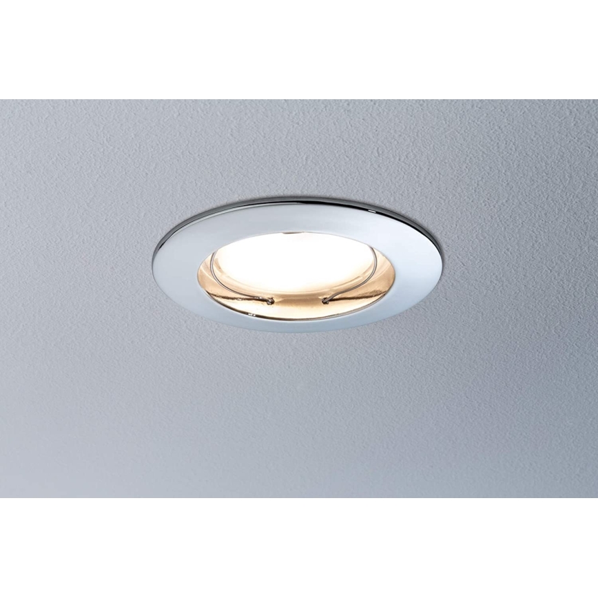 Paulmann 93959 - LED/7W IP44 Zatemnitvena kopalniška svetilka COIN 230V