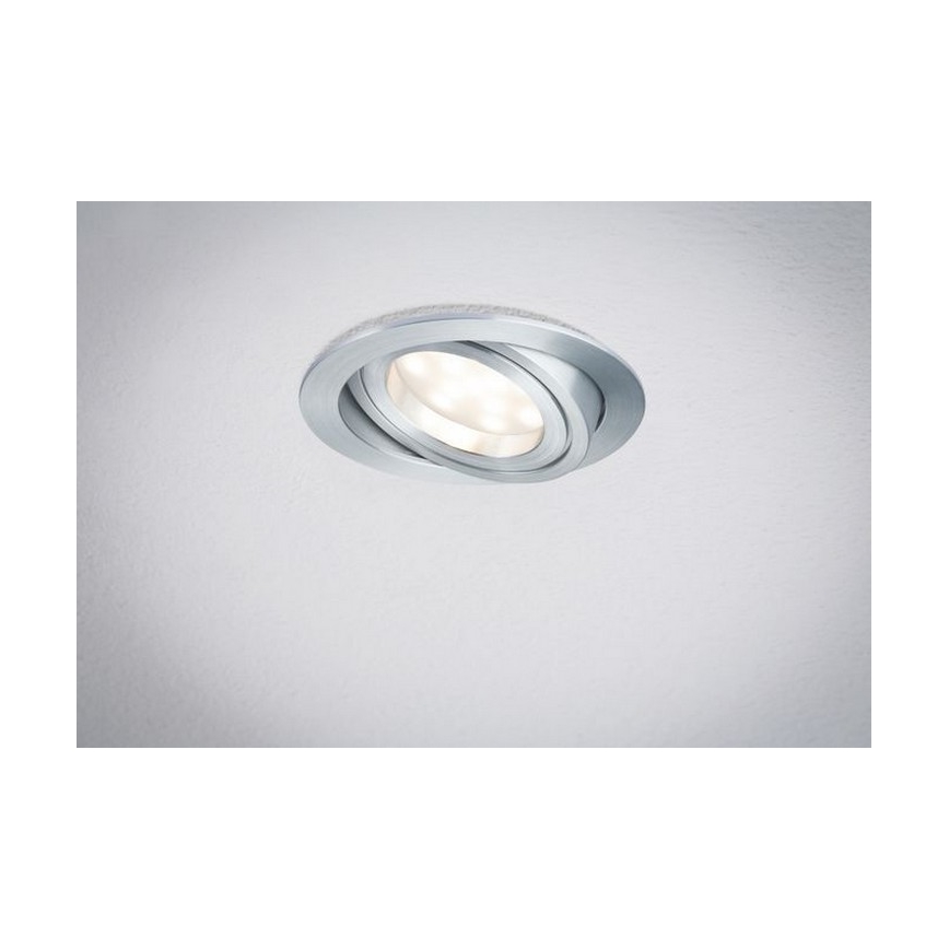 Paulmann 93969 - 1xLED/7W IP23 Zatemnitvena kopalniška svetilka COIN 230V