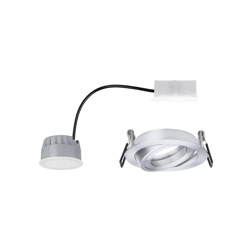 Paulmann 93969 - 1xLED/7W IP23 Zatemnitvena kopalniška svetilka COIN 230V