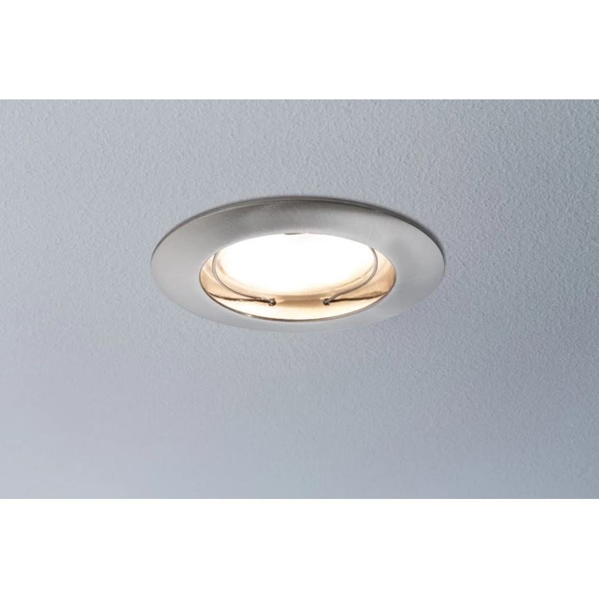 Paulmann 93976 - SET 3xLED/6,8W IP44 Kopalniška vgradna svetilka COIN 230V