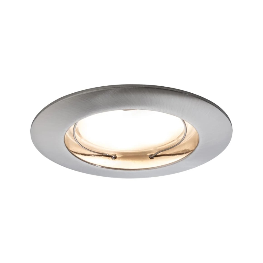 Paulmann 93976 - SET 3xLED/6,8W IP44 Kopalniška vgradna svetilka COIN 230V