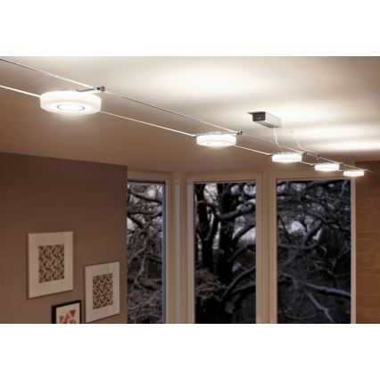 Paulmann 94090 - LED/4W Reflektor za tračni sistem DISC 12V bela