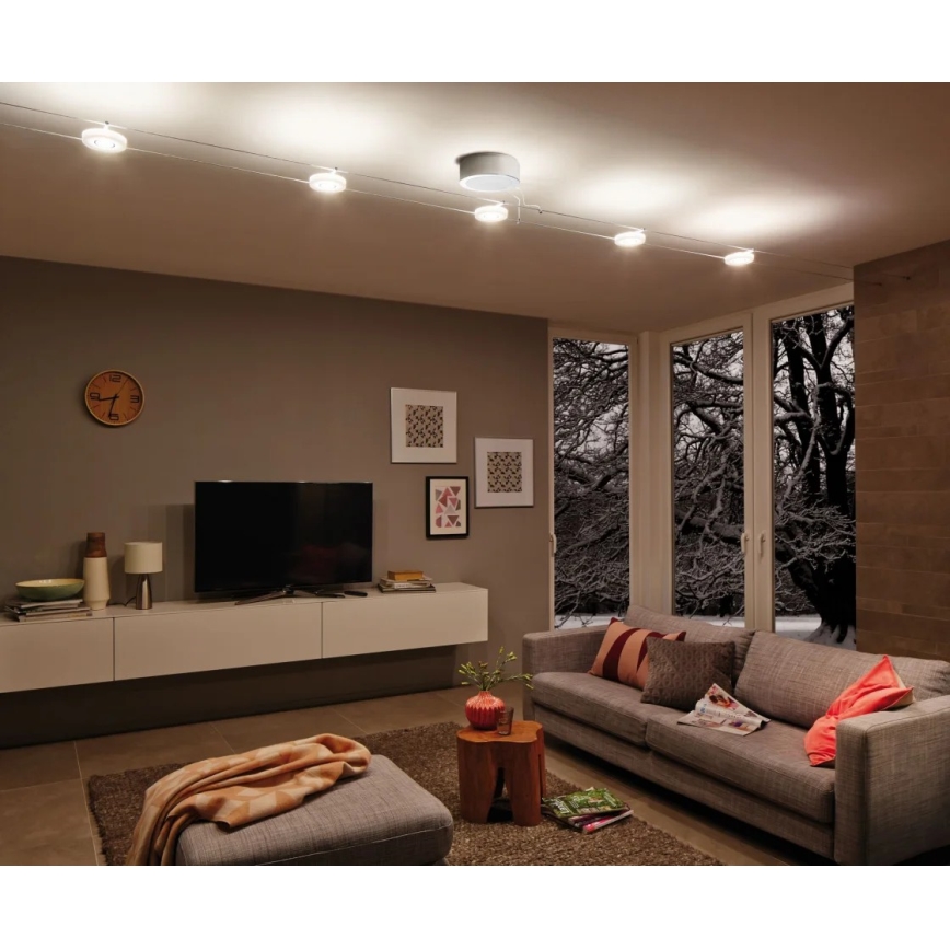 Paulmann 94090 - LED/4W Reflektor za tračni sistem DISC 12V bela