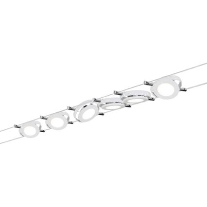 Paulmann 94106 - SET 6xLED/4W Reflektor za a string system ROUNDMAC 230V bela