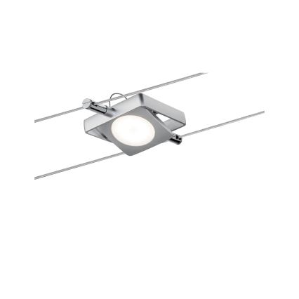 Paulmann 94107 - Komplet 4×LED/4,3 W Točkovna svetilka za kabelski sistem MAC 230 V matni krom