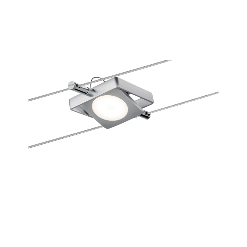 Paulmann 94107 - Komplet 4×LED/4,3 W Točkovna svetilka za kabelski sistem MAC 230 V matni krom