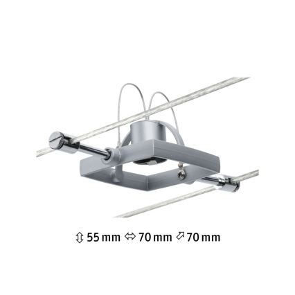 Paulmann 94132 - 1xGU5,3/10W Reflektor za tračni sistem MAC 12V mat krom
