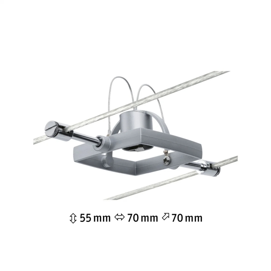 Paulmann 94132 - 1xGU5,3/10W Reflektor za tračni sistem MAC 12V mat krom