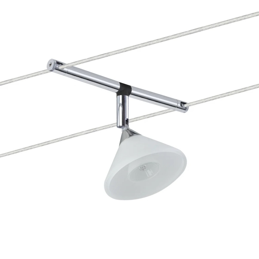 Paulmann 94138 - 1xGU4/10W Reflektor za tračni sistem COLMAR 12V bela/sijajni krom