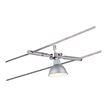 Paulmann 94147 - 1xGU5,3/10W Spotna svetilka za kabelski sistem TOGO 12V, matiran krom