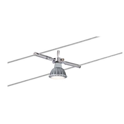 Paulmann 94147 - 1xGU5,3/10W Spotna svetilka za kabelski sistem TOGO 12V, matiran krom