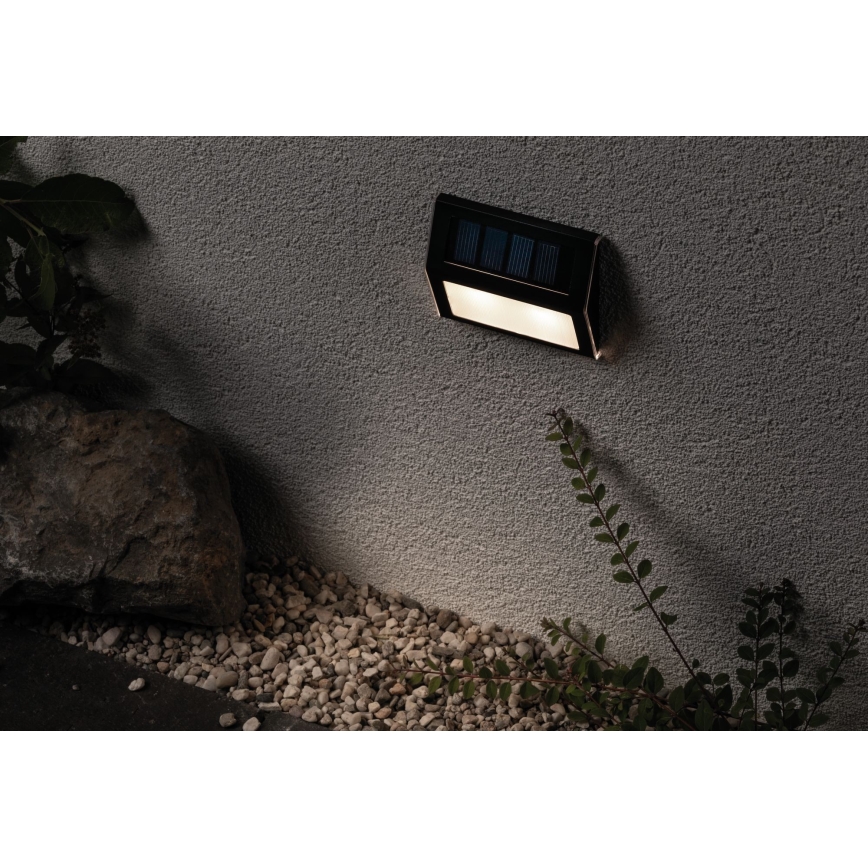 Paulmann 94234 - LED/0,05W IP44 Zunanja solarna svetilka s senzorjem DAYTON 1,2V 400 mAh