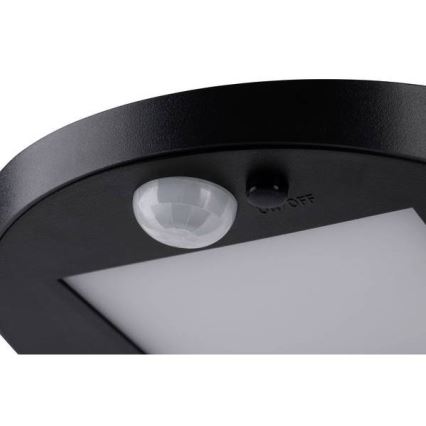 Paulmann 94246 - LED/1,2W IP44 Zunanja solarna svetilka s senzorjem RYSE 3,7V 1800 mAh