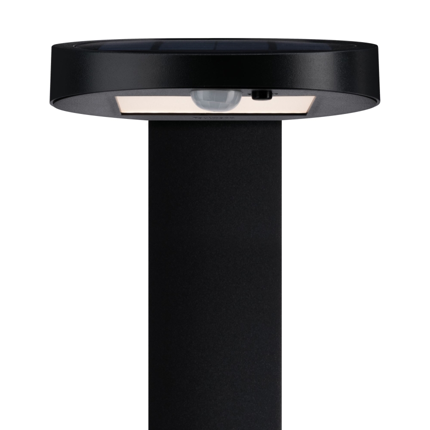 Paulmann 94249 - LED/1,2W IP44 Zunanja solarna svetilka s senzorjem RYSE 3,7V 1800 mAh