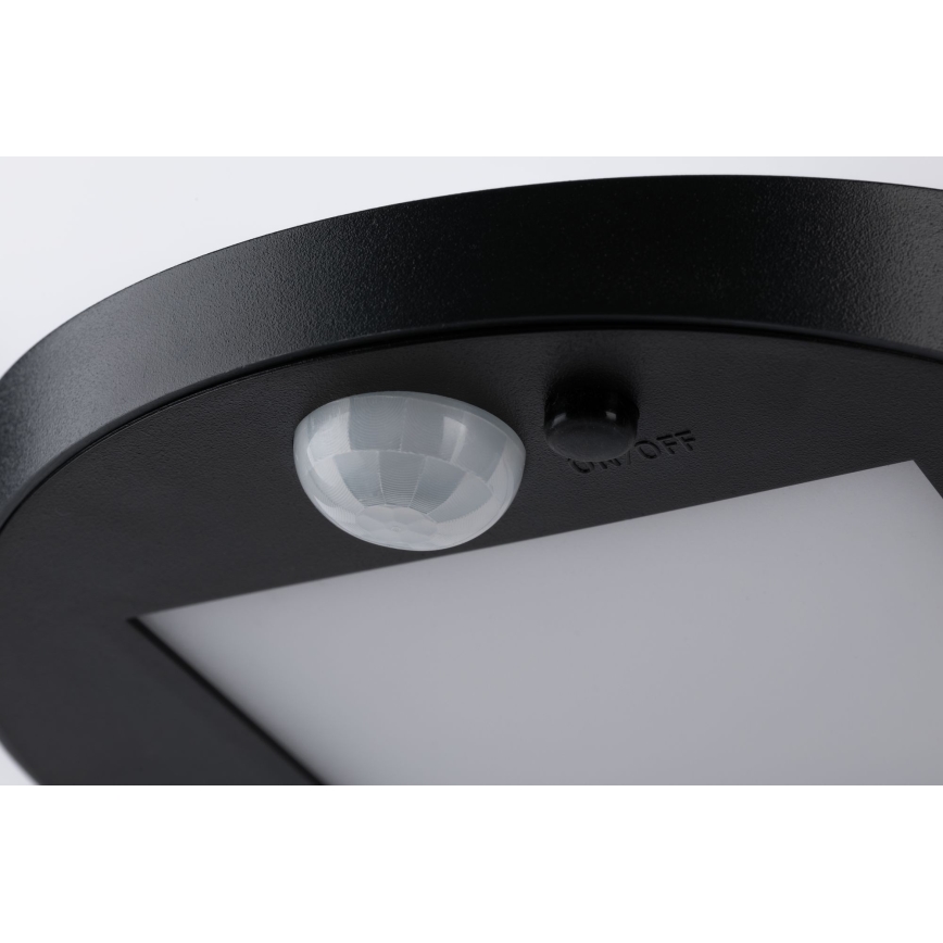 Paulmann 94249 - LED/1,2W IP44 Zunanja solarna svetilka s senzorjem RYSE 3,7V 1800 mAh