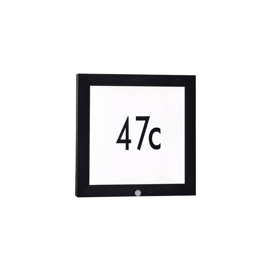 Paulmann 94255 - LED/13W IP44 Hišna številka s senzorjem 230V