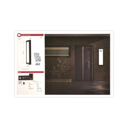 Paulmann 94257_1 - LED/19W IP44 Zunanja stropna svetilka s senzorjem 230V