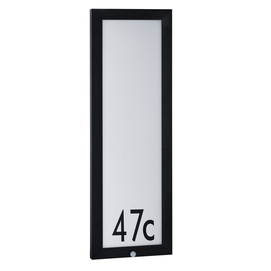Paulmann 94257 - LED/19W IP44 Hišna številka s senzorjem 230V