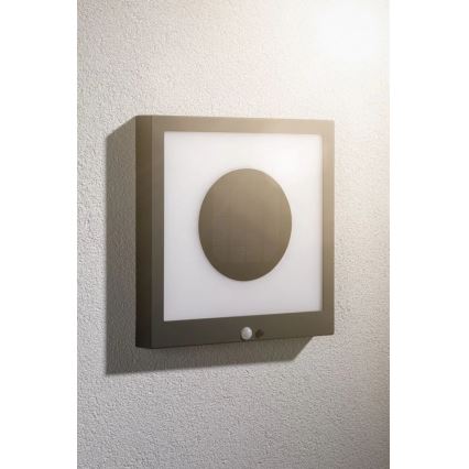 Paulmann 94263 - LED/1,2W IP44 Solarna stenska svetilka s senzorjem TAIJA 3,7V 1800 mAh