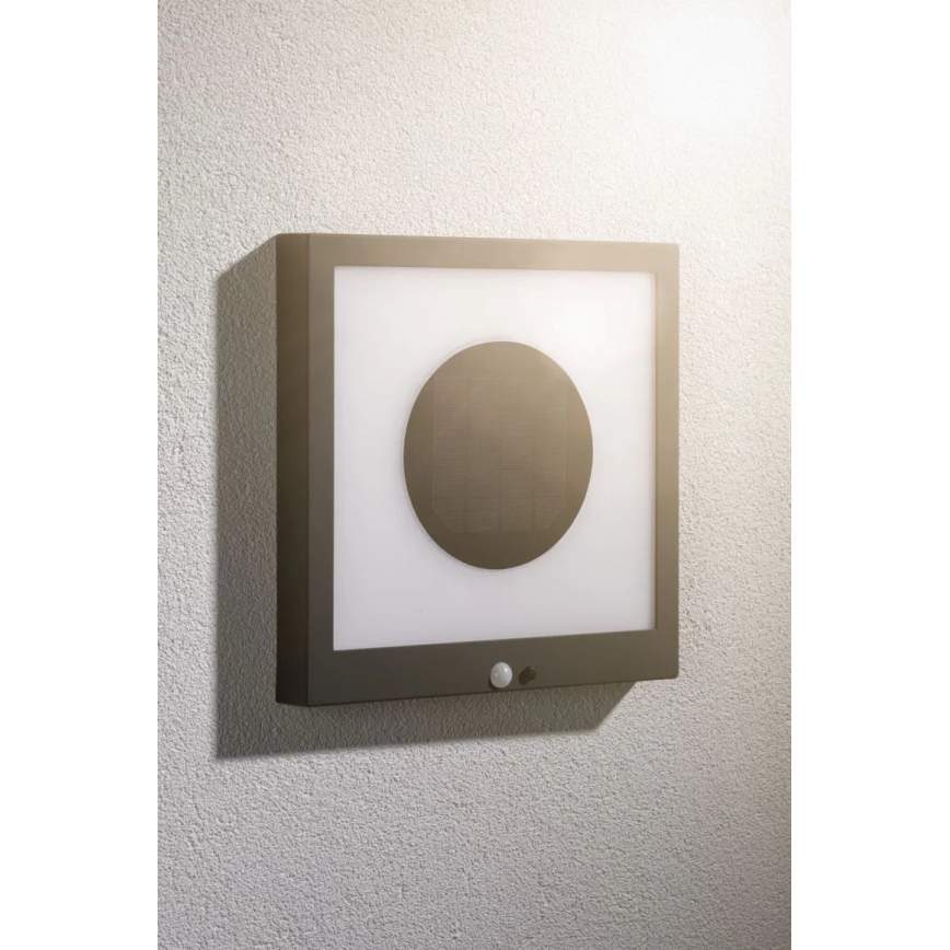 Paulmann 94263 - LED/1,2W IP44 Solarna stenska svetilka s senzorjem TAIJA 3,7V 1800 mAh